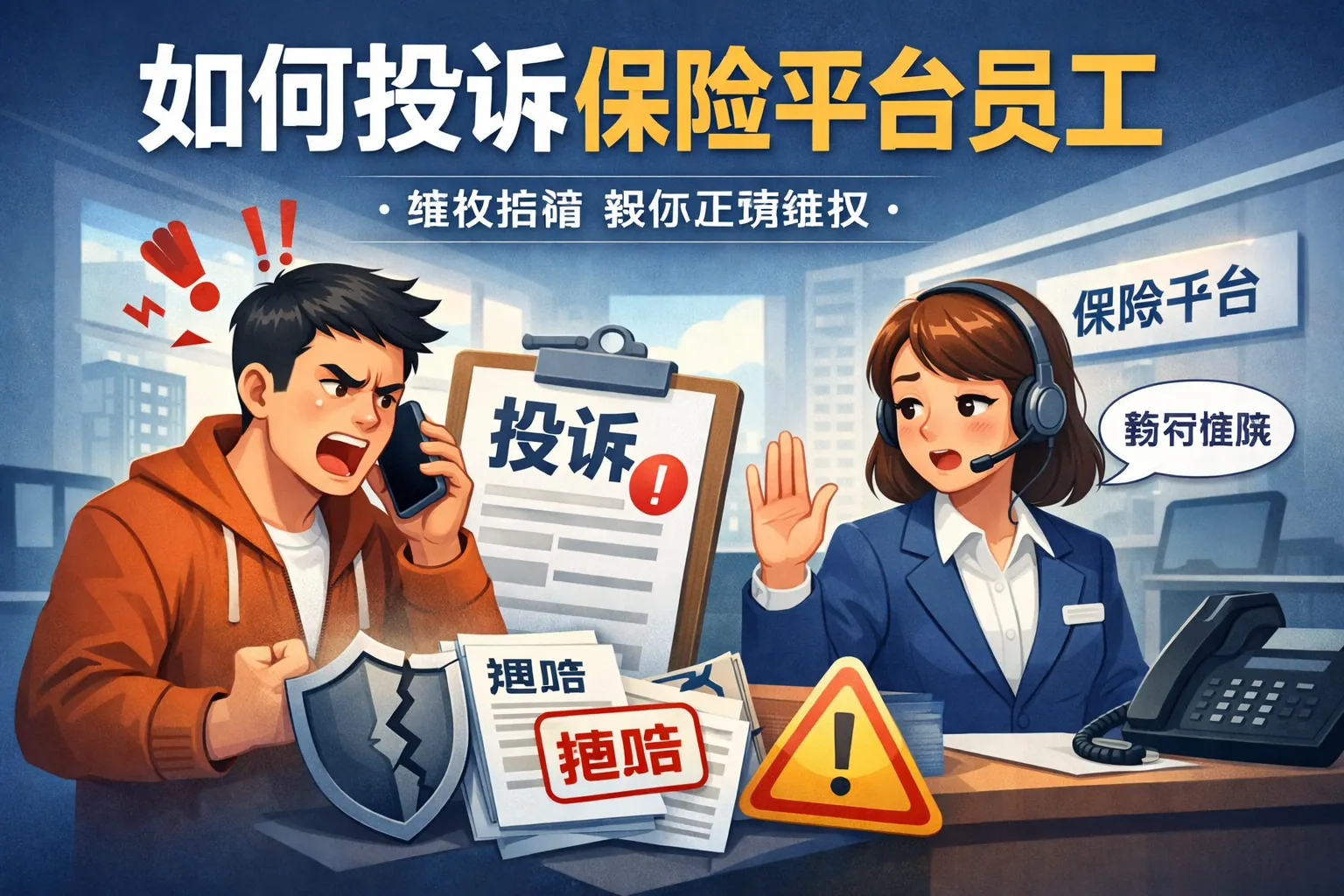 如何投诉保险平台员工