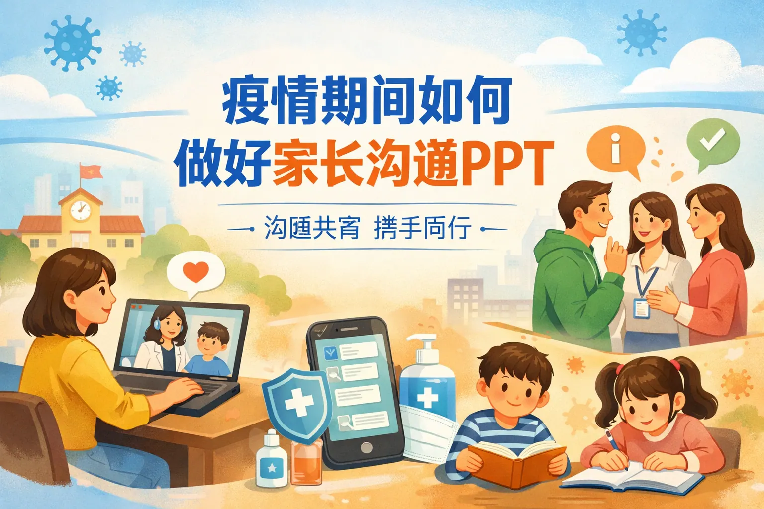疫情期间如何做好家长沟通ppt