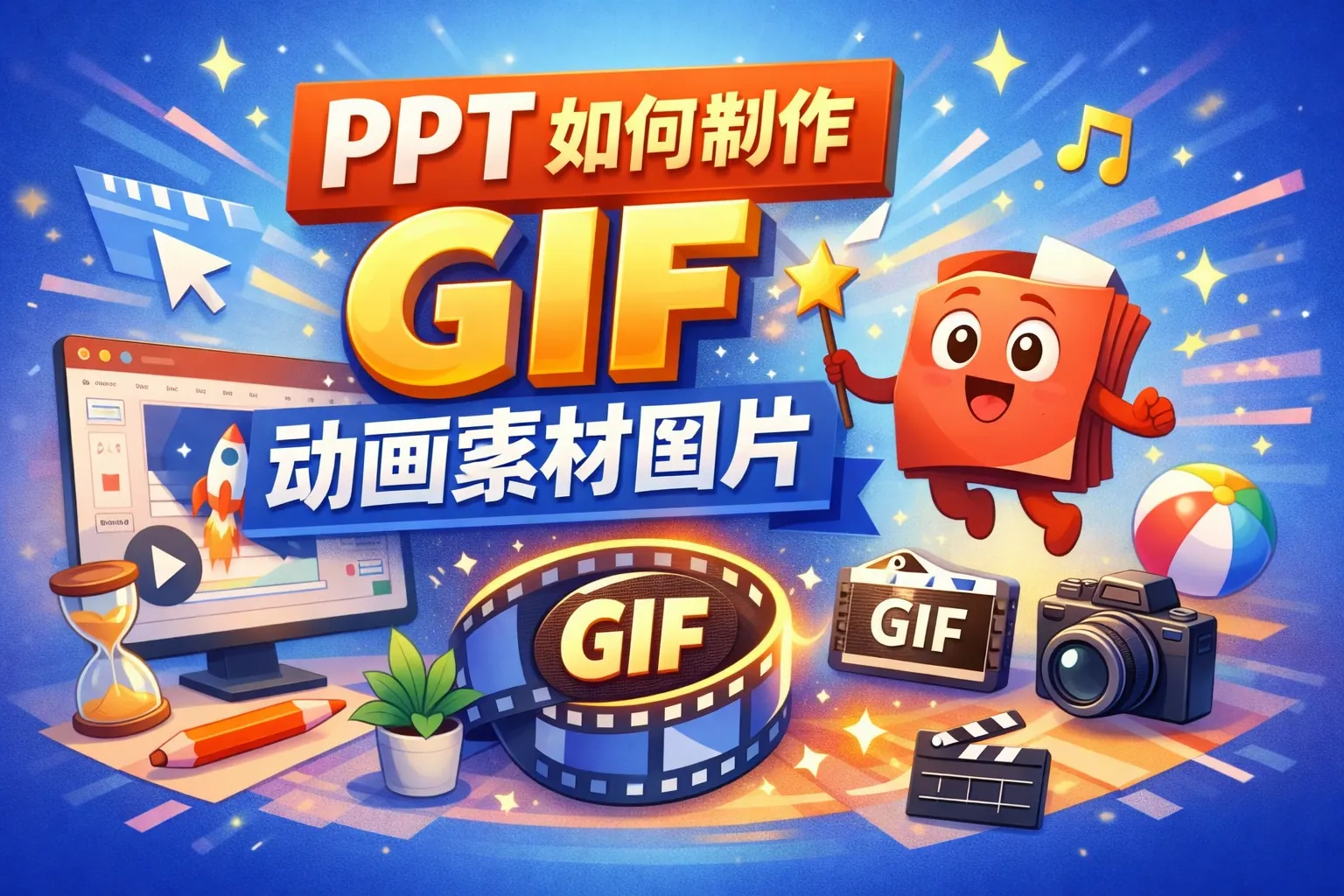 ppt如何制作gif动画素材图片