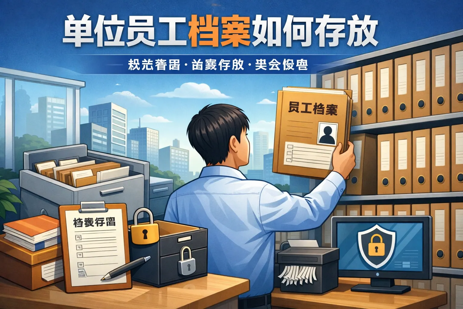 单位员工档案如何存放