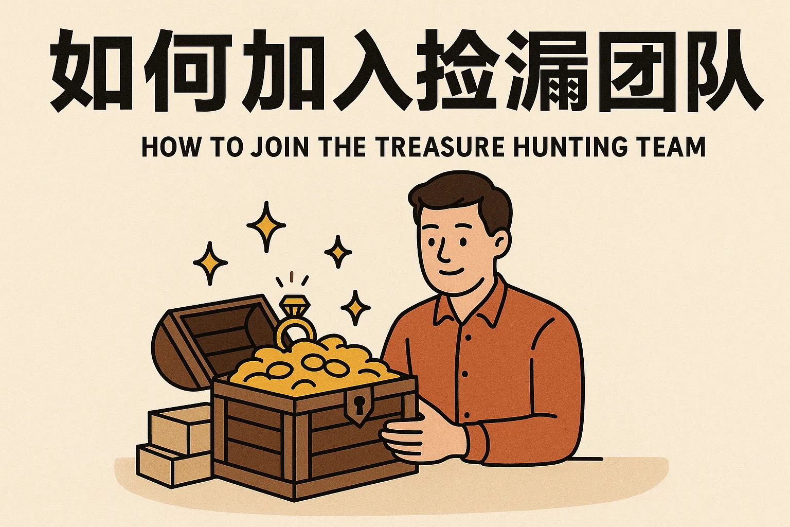 如何加入捡漏团队