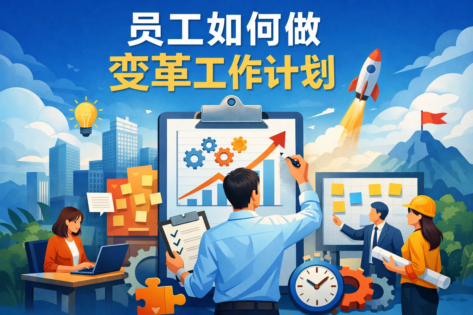 员工如何做变革工作计划