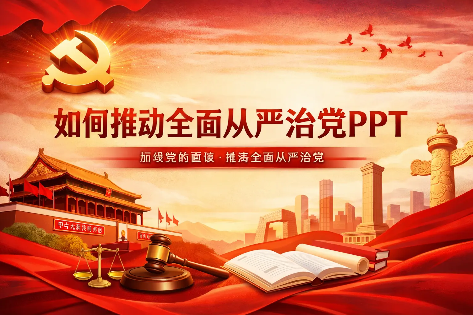 如何推动全面从严治党ppt