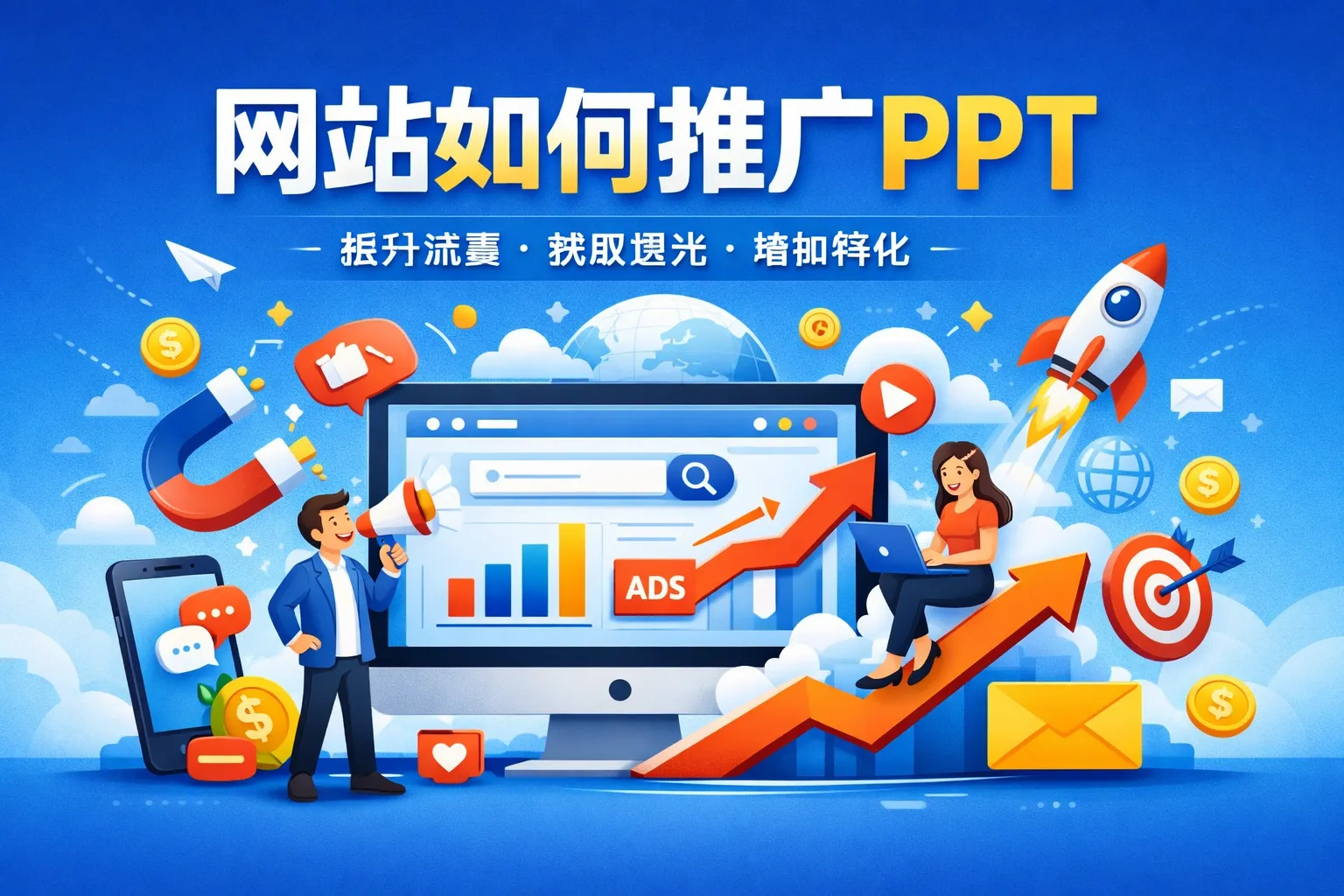 网站如何推广ppt