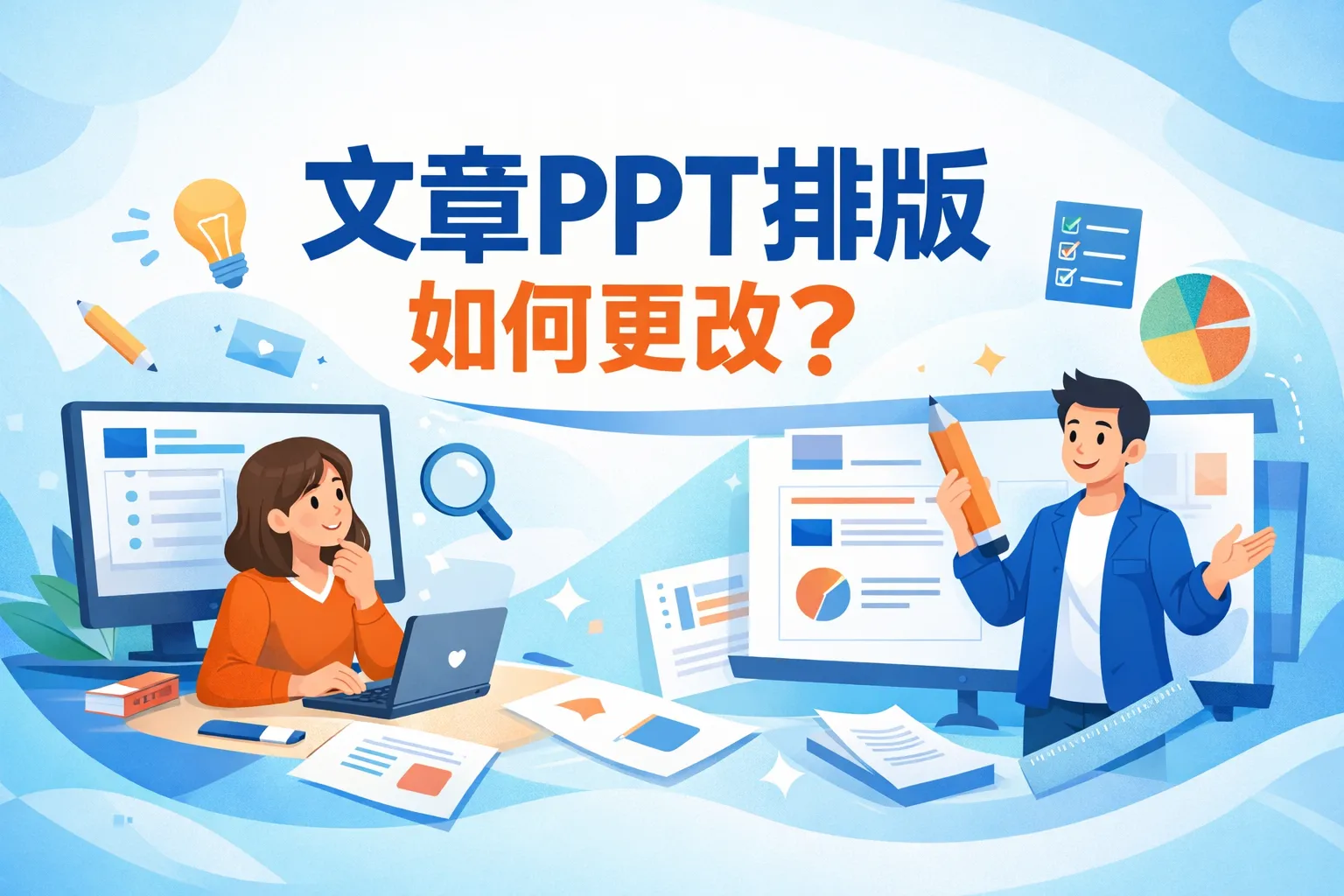 ppt排版如何更改