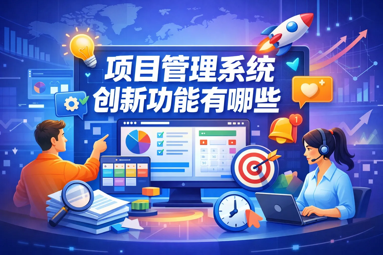 项目管理系统创新功能有哪些