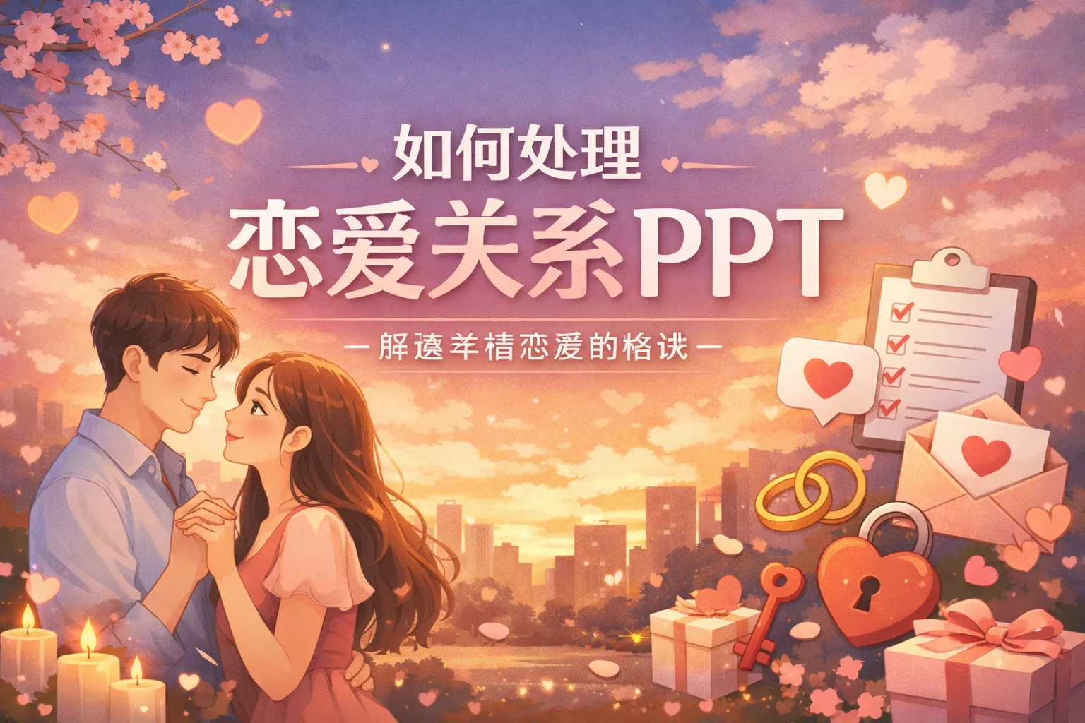 如何处理恋爱关系PPT