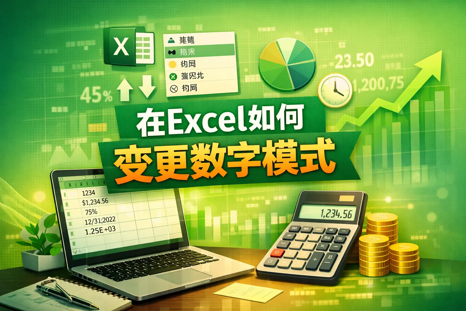 在excel如何变更数字模式