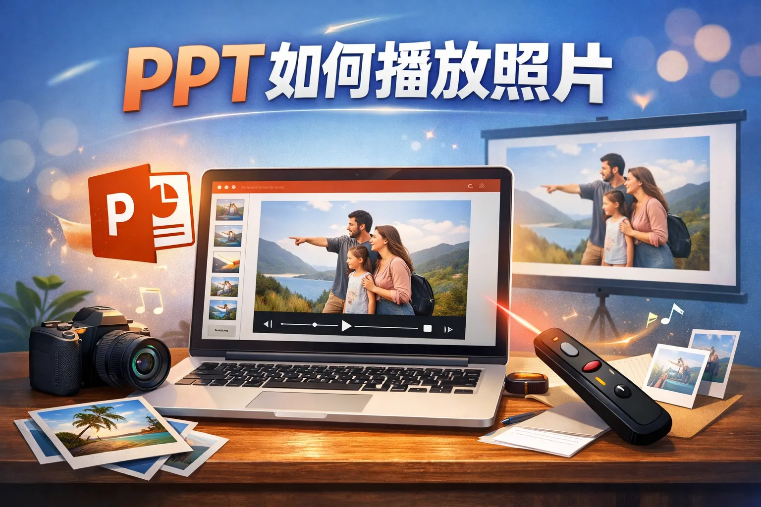 ppt如何播放照片