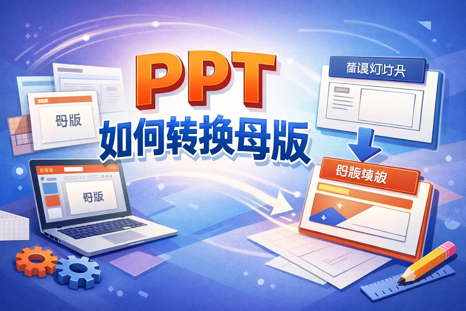ppt如何转换母版