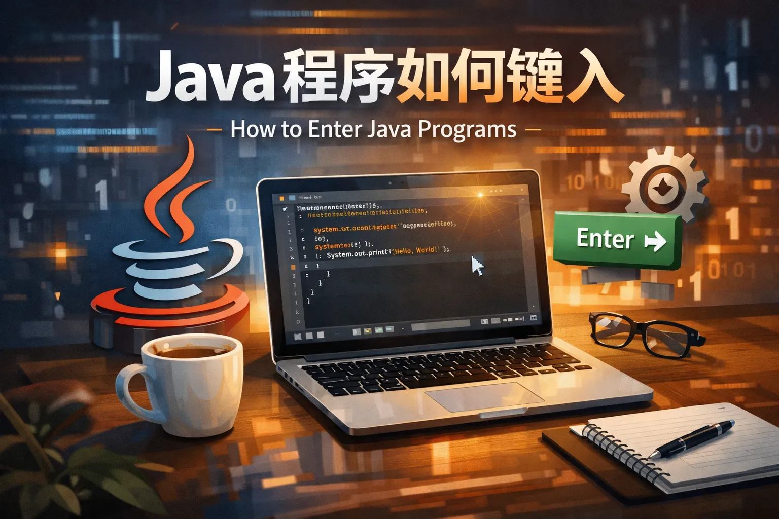 java程序如何键入