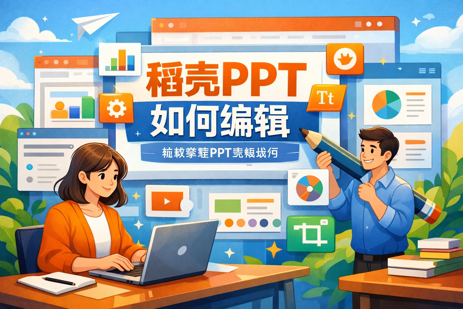 稻壳ppt如何编辑