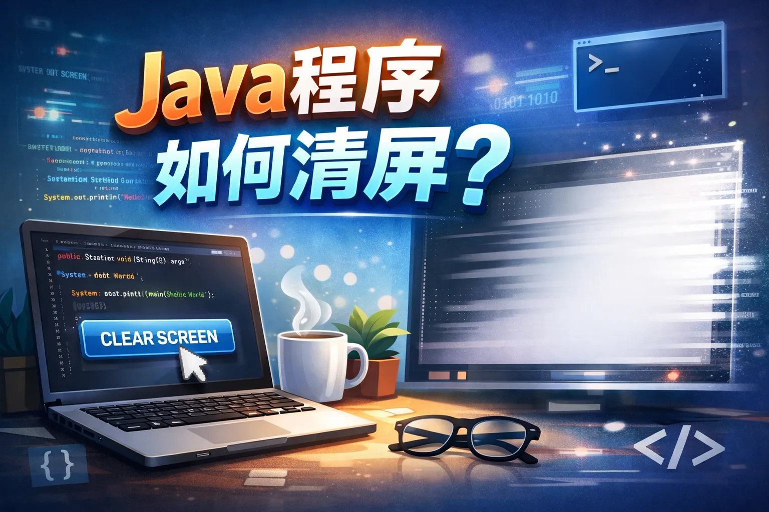 java程序 如何清屏