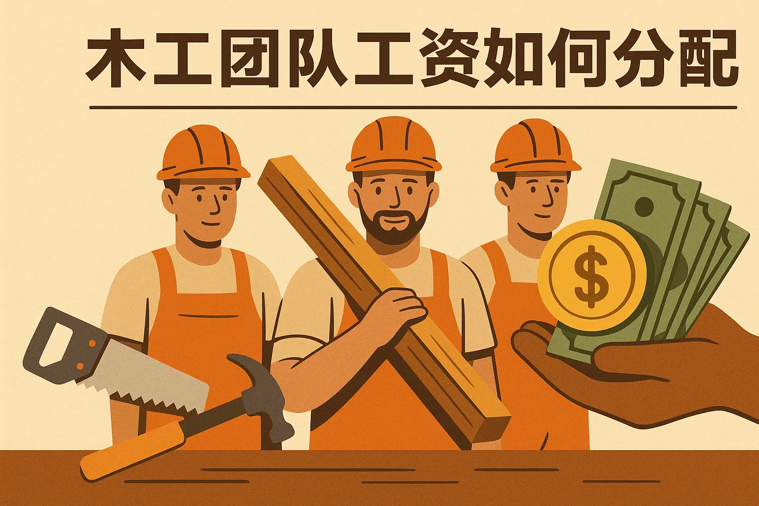 木工团队工资如何分配