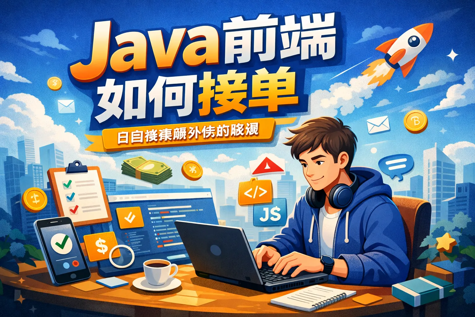 java前端如何接单