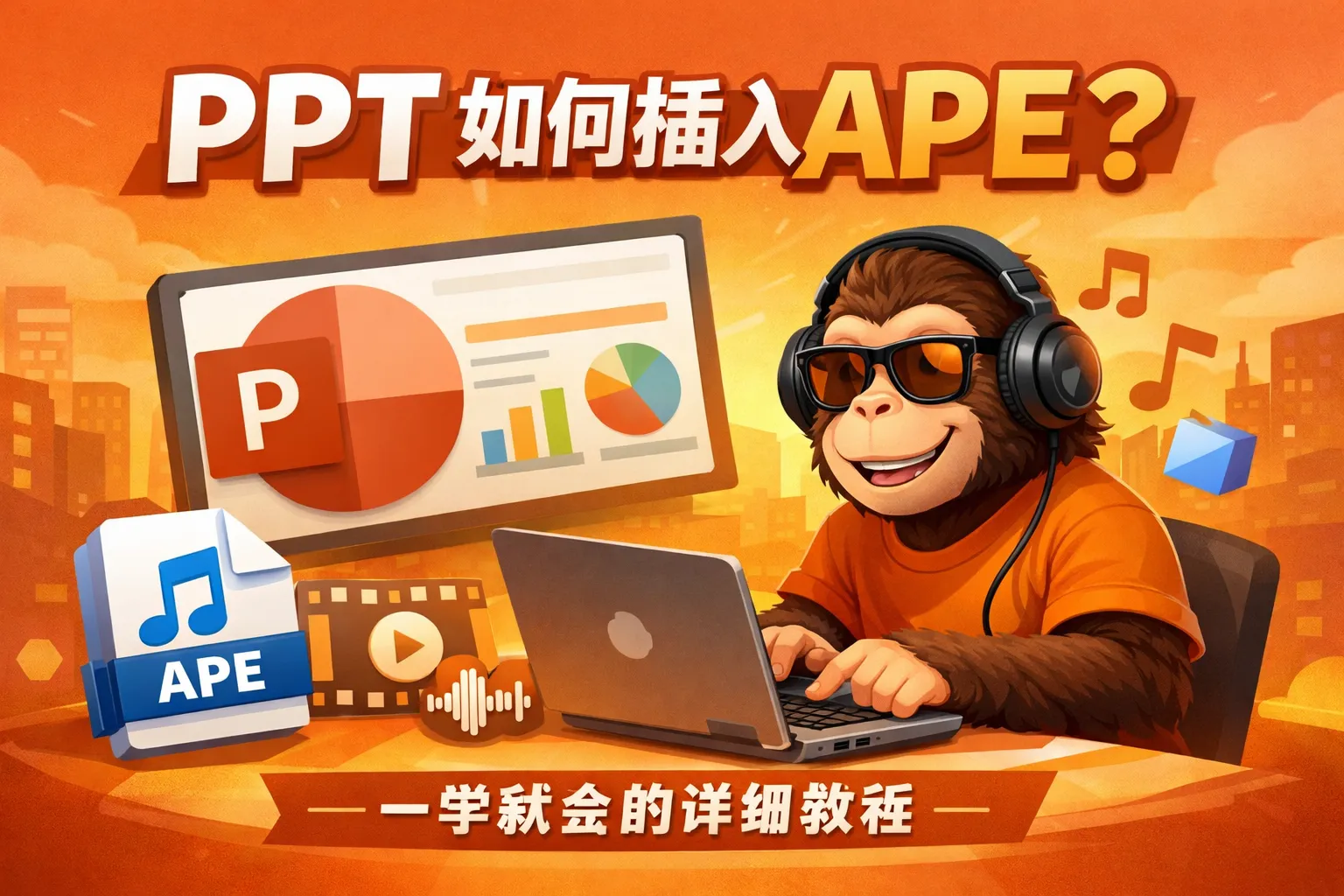 ppt如何插入ape