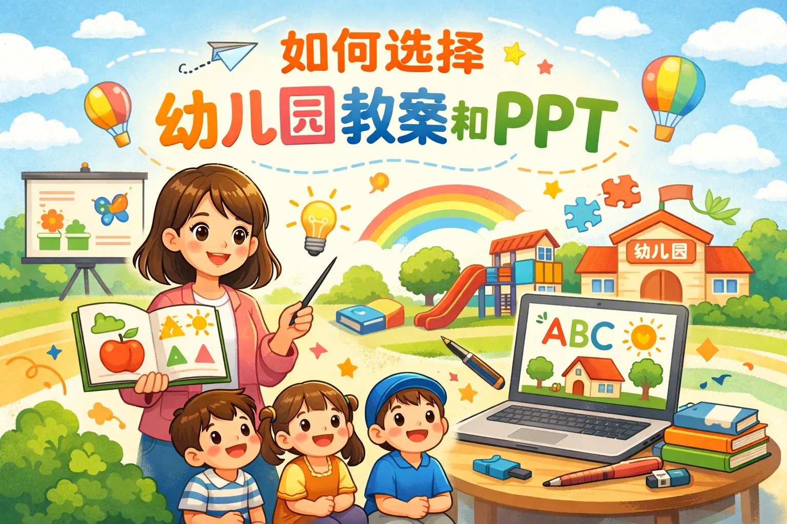 如何选择幼儿园教案和ppt