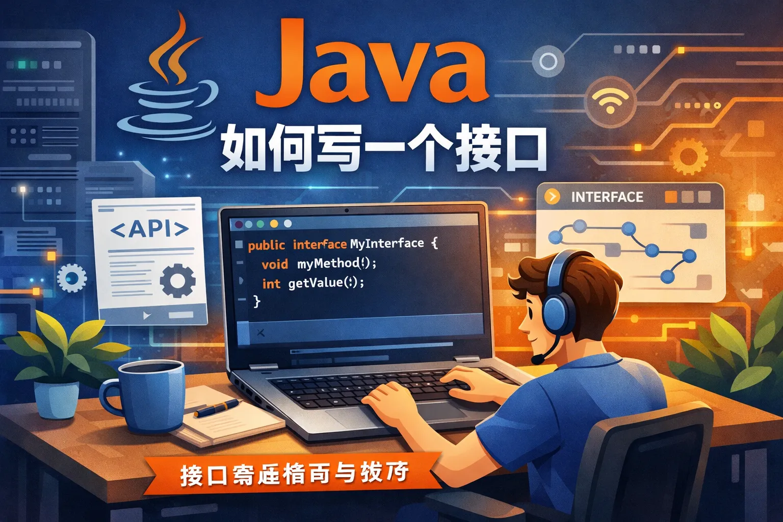 java如何写一个接口