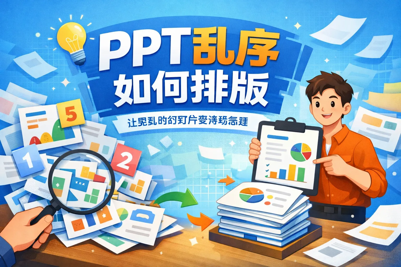 ppt乱序如何排版