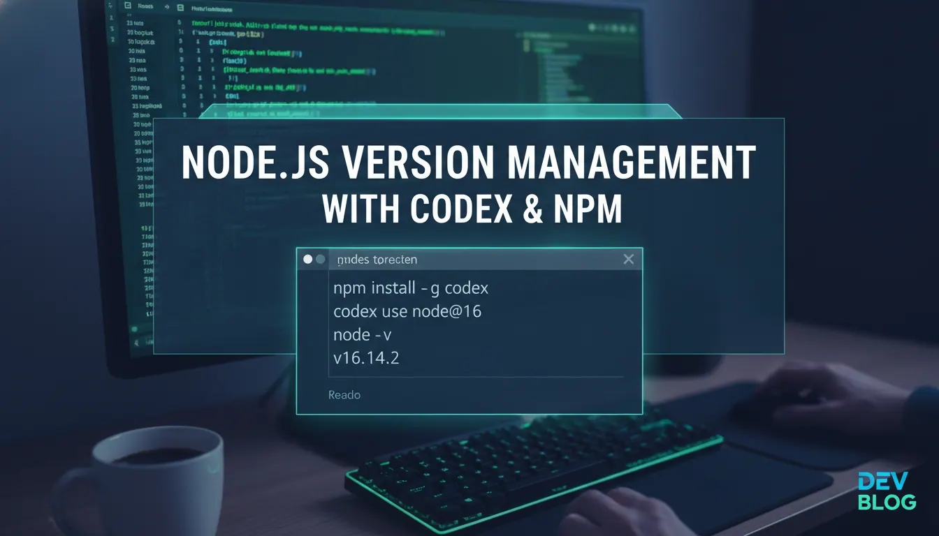 第一次在npm 用 Codex 时Node.js 版本应该怎么处理