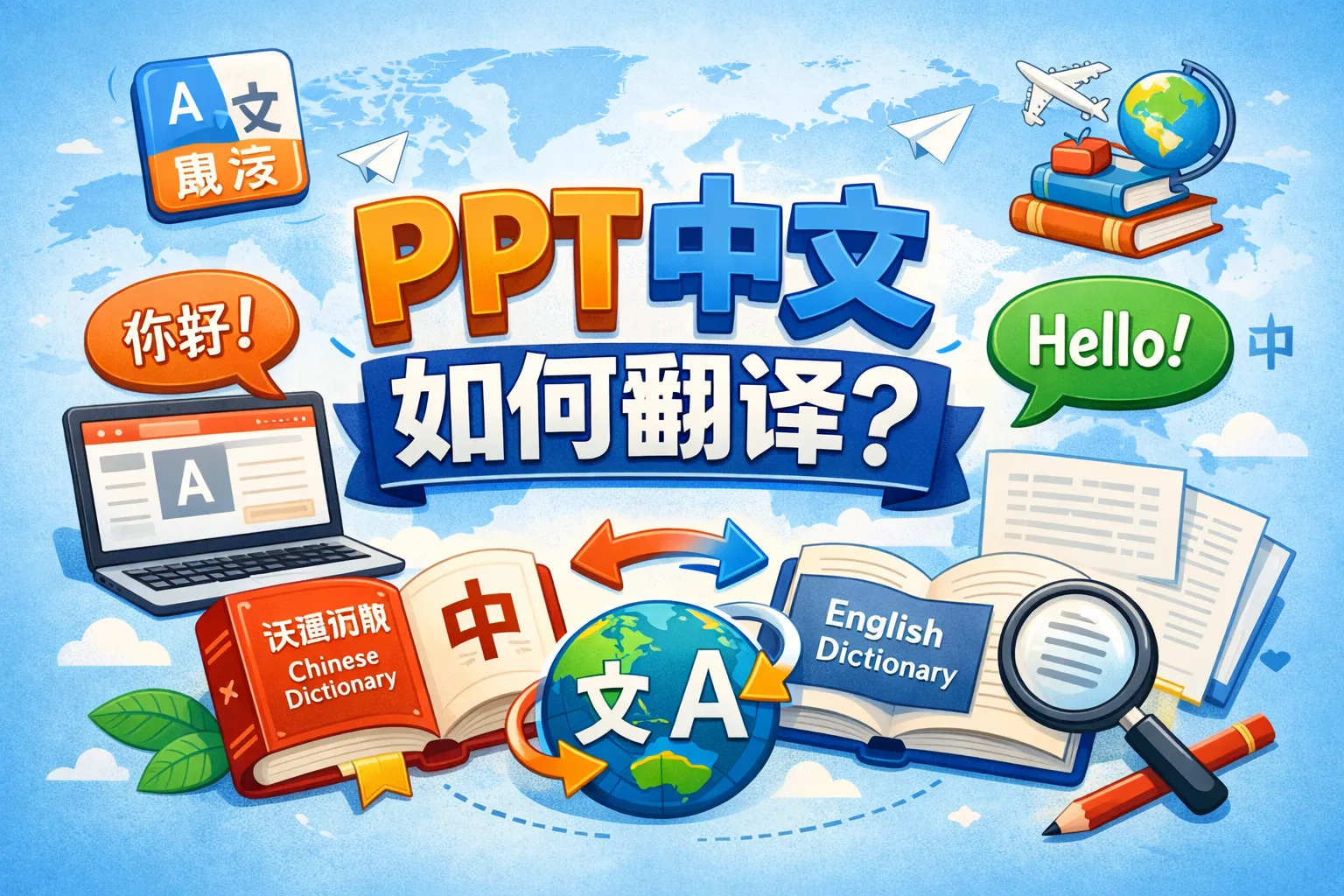 PPT中文如何翻译