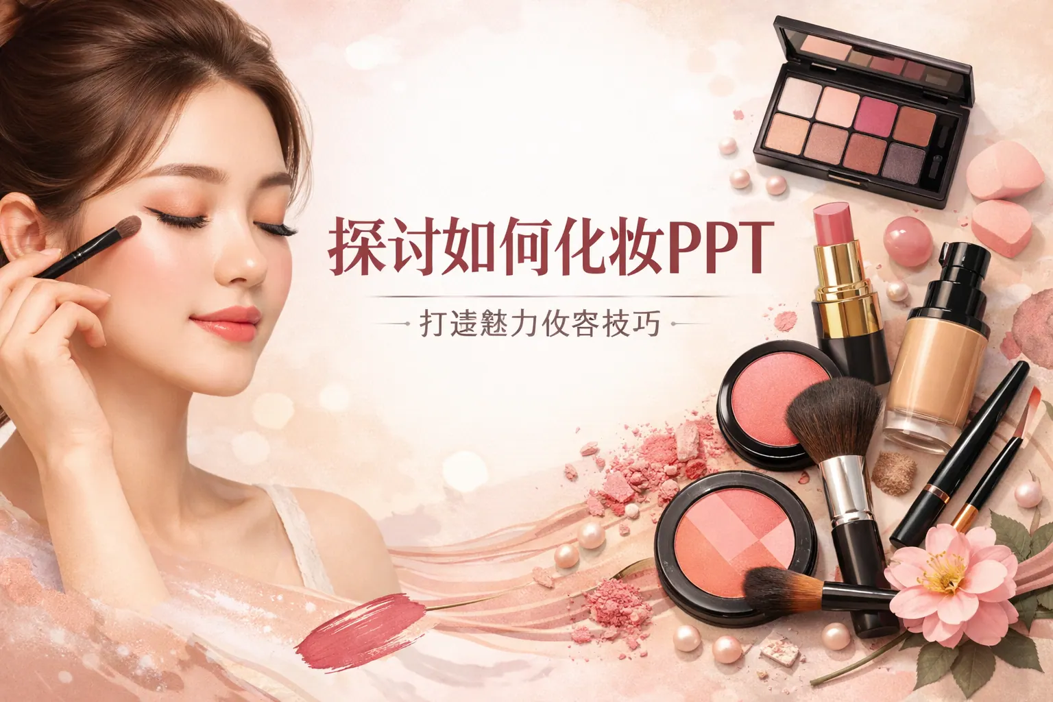 探讨如何化妆ppt
