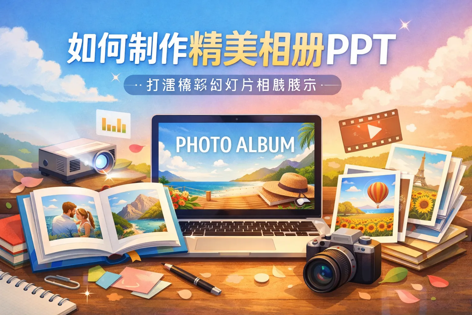 如何制作精美相册ppt