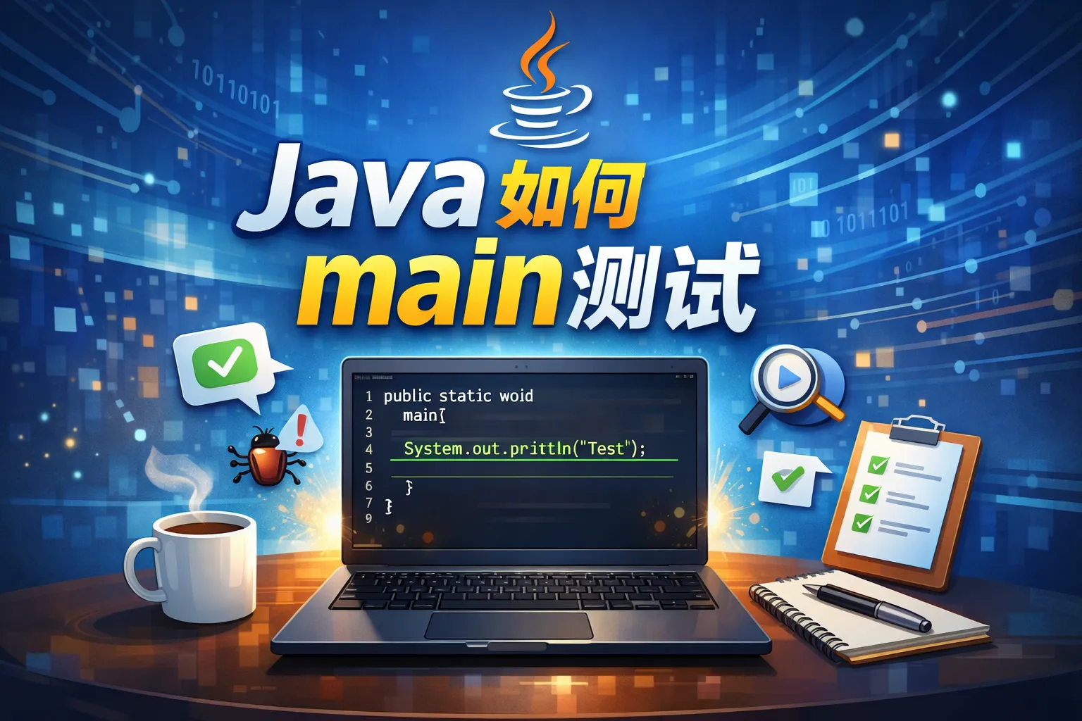 java 如何main测试