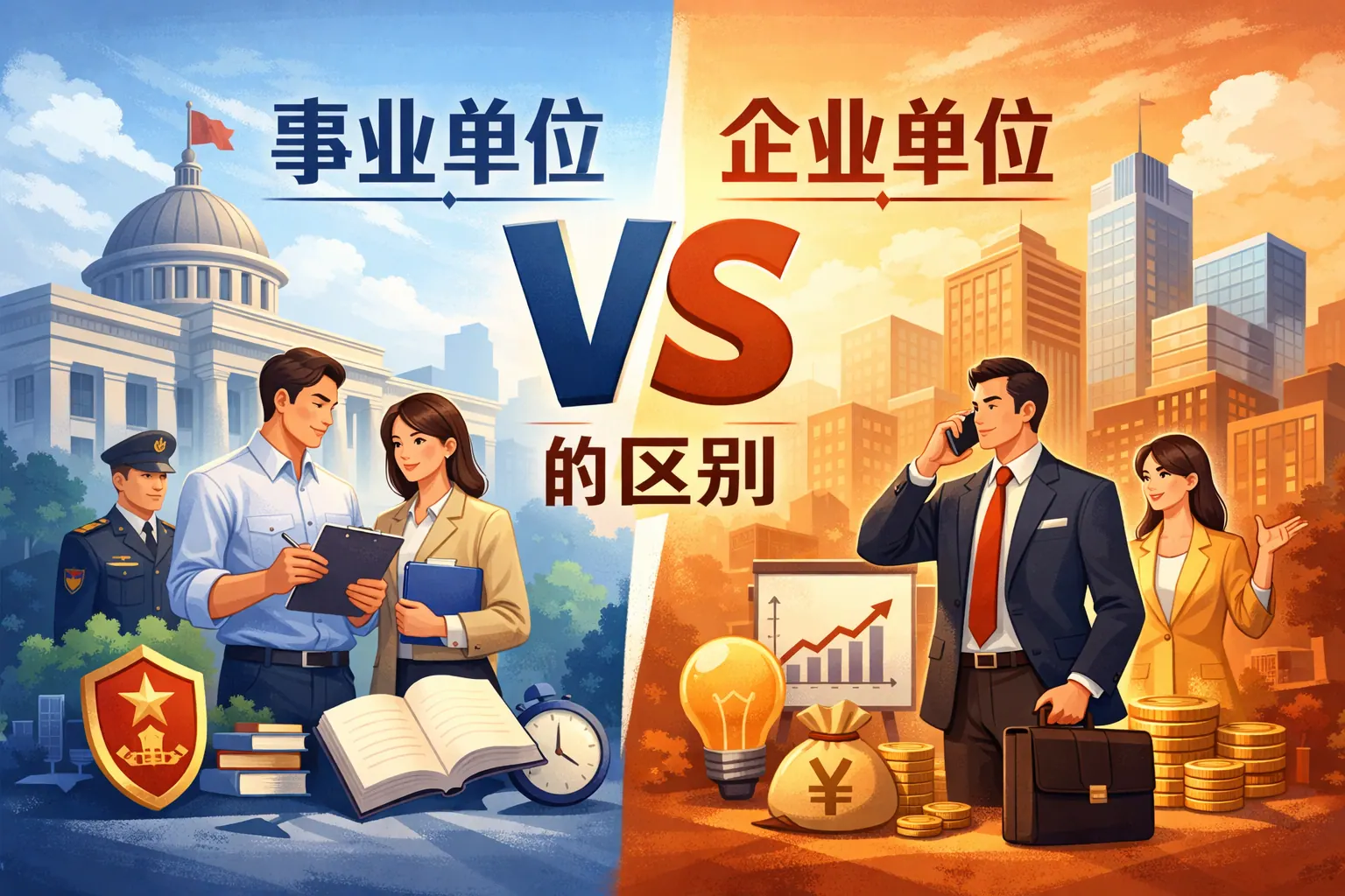 事业跟企业单位的区别