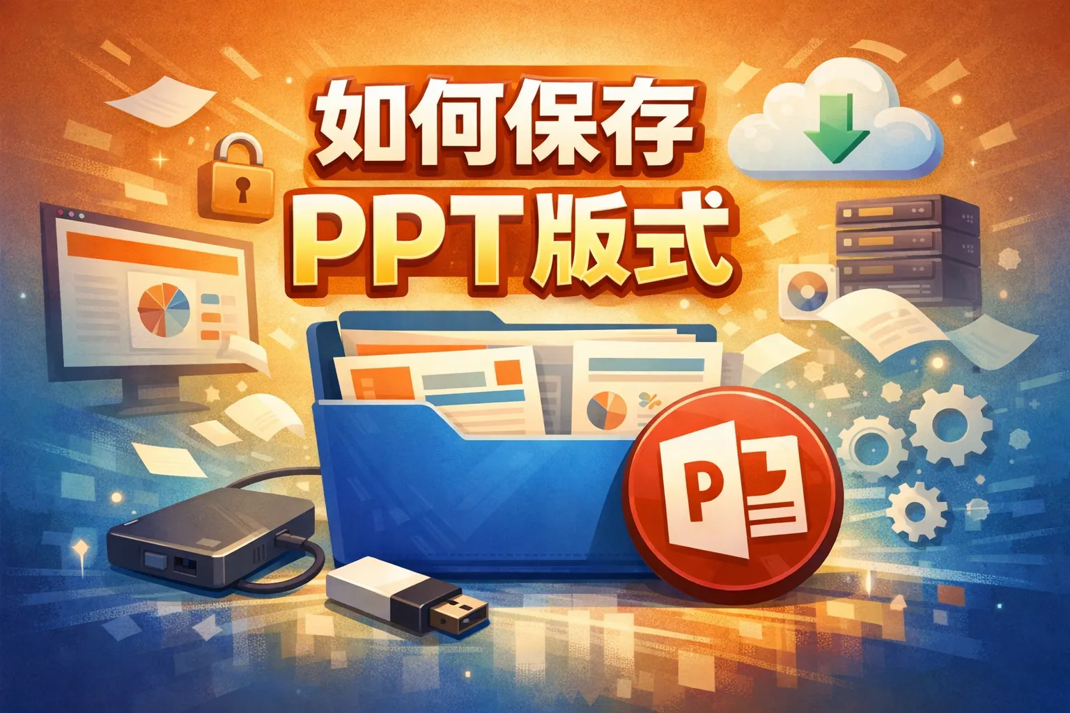 如何保存ppt版式