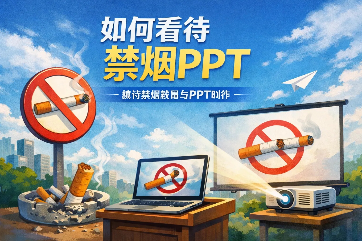 如何看待禁烟ppt