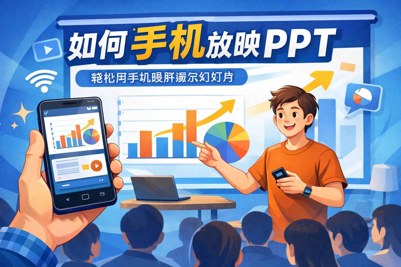 如何手机放映ppt