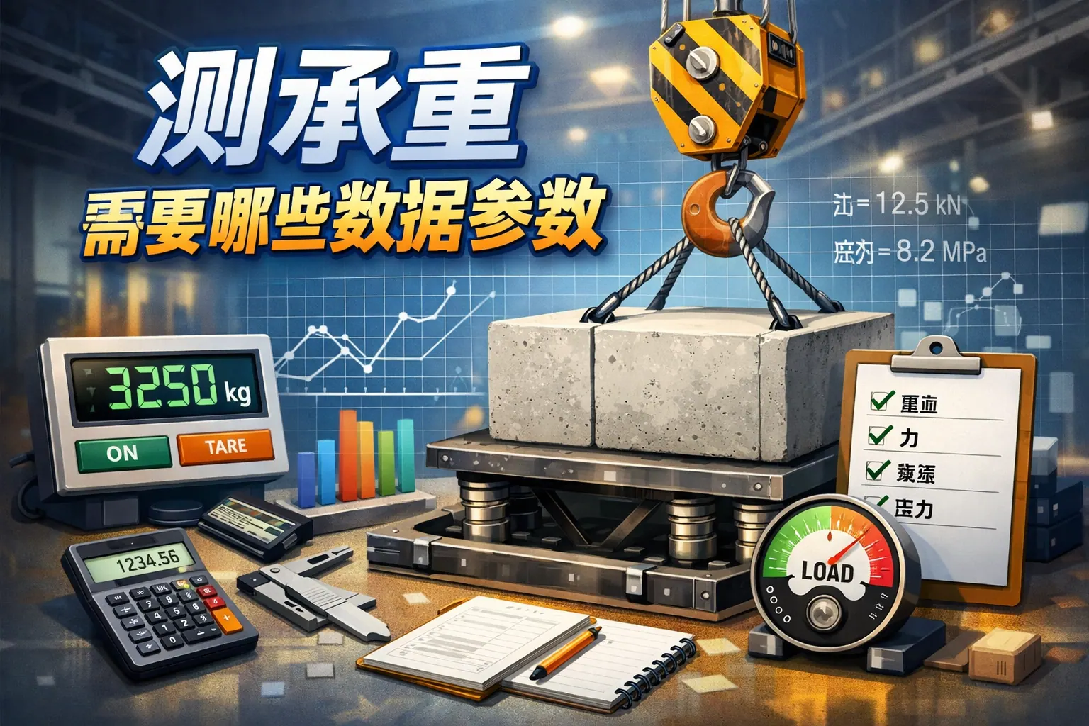 测承重需要哪些数据参数