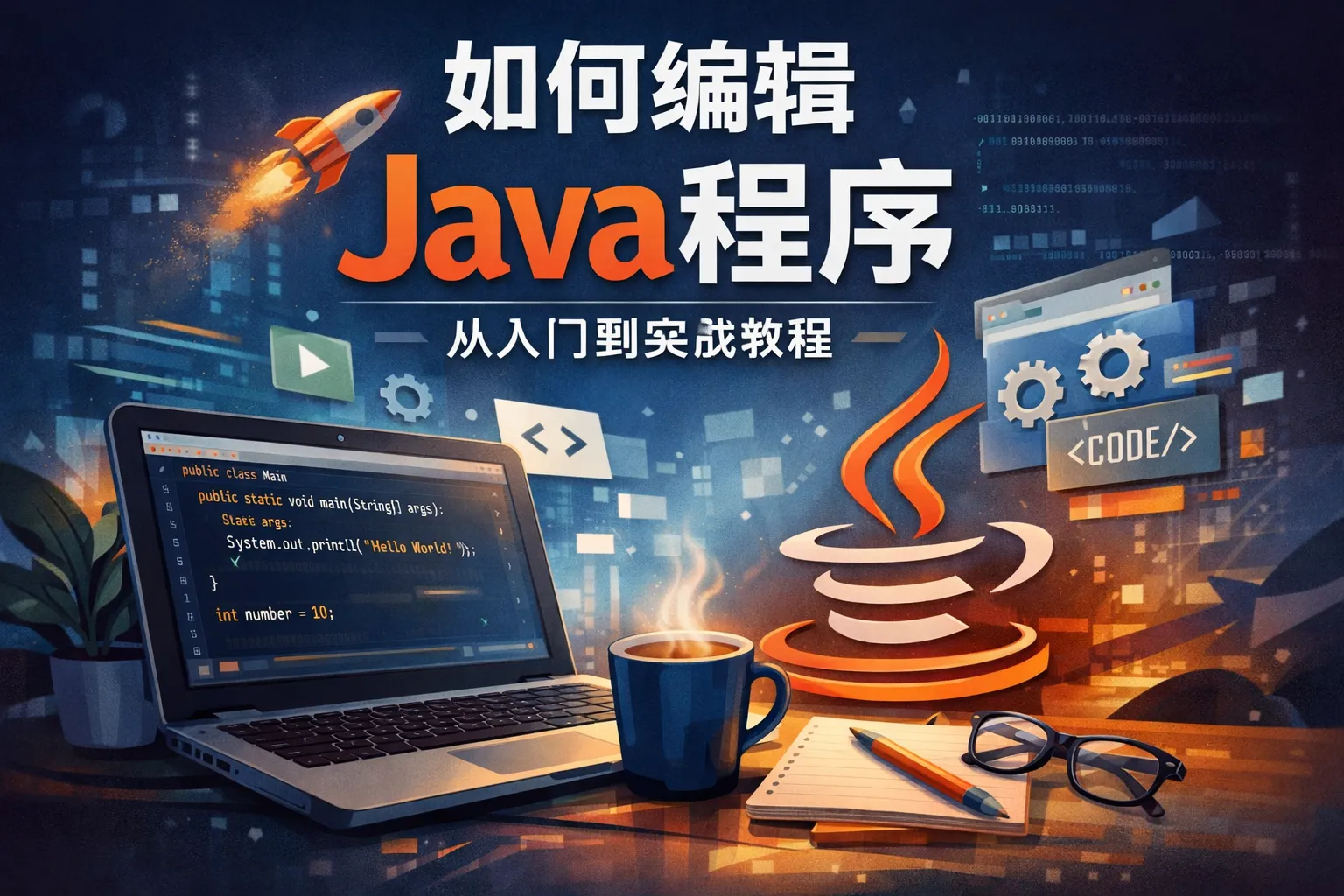 如何编辑java程序