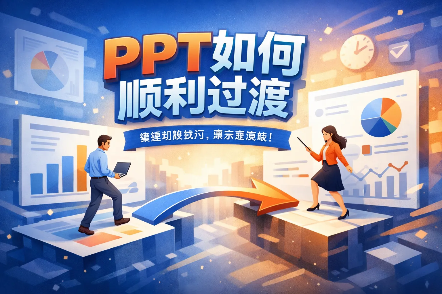 ppt如何顺利过渡