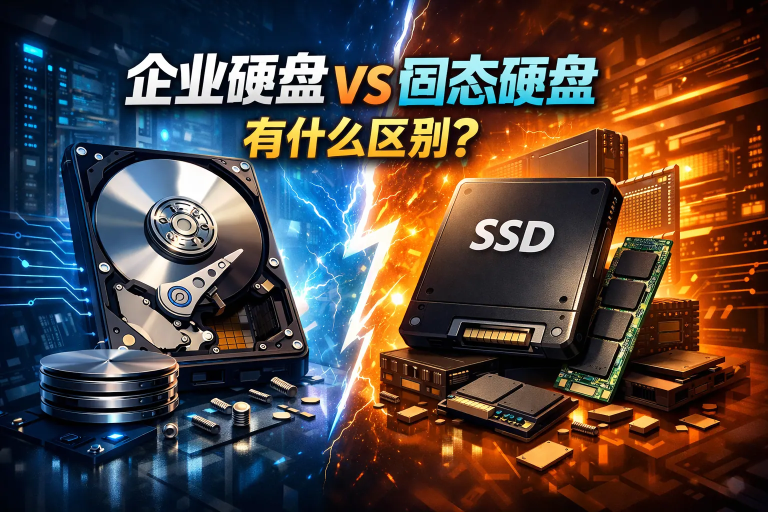 企业硬盘跟固态硬盘有什么区别