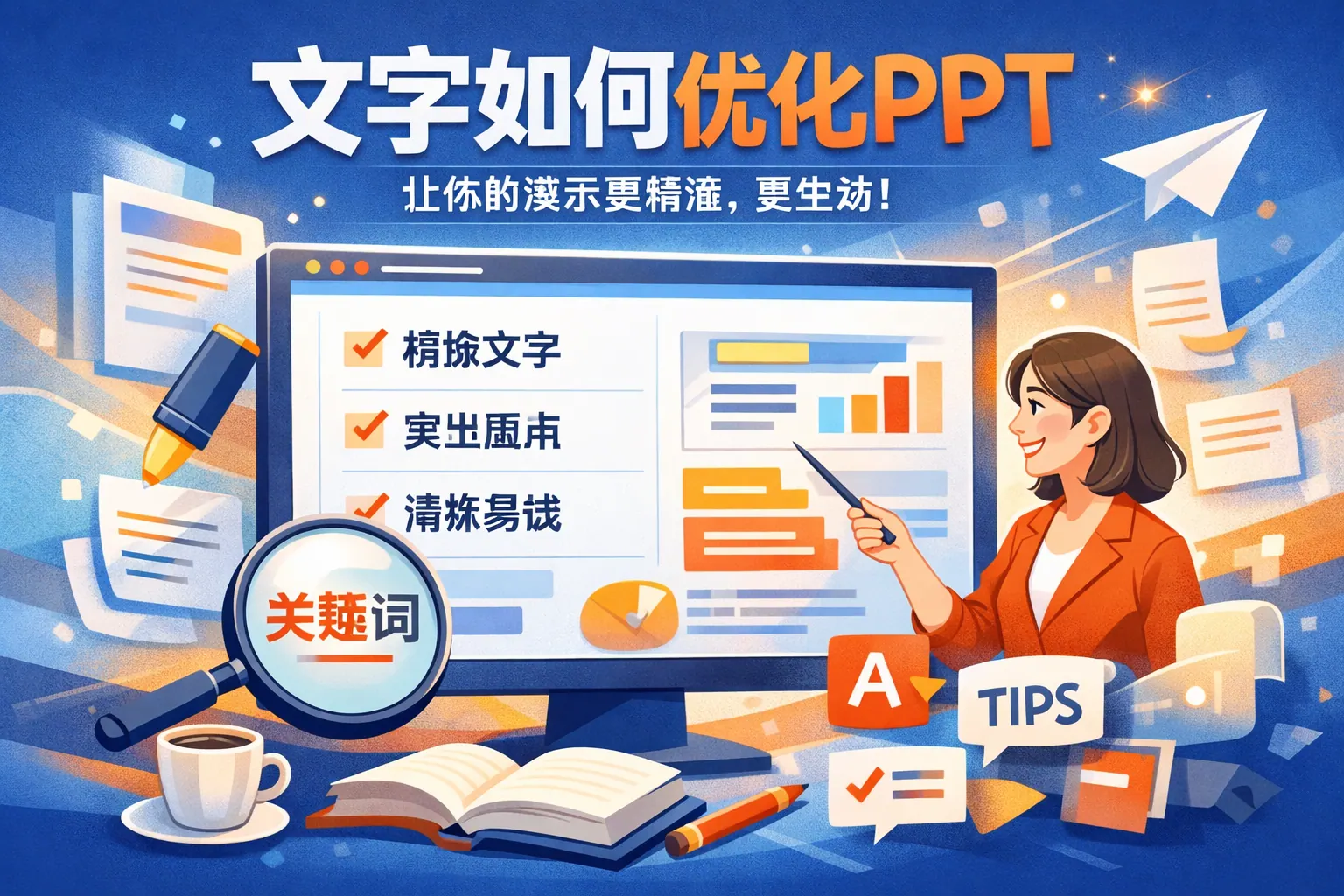 文字如何优化ppt