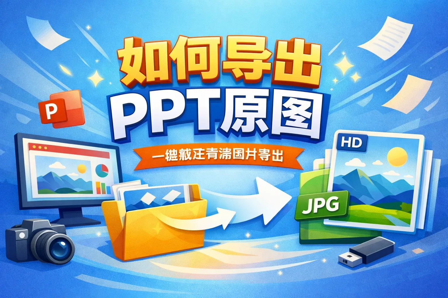 如何导出ppt原图