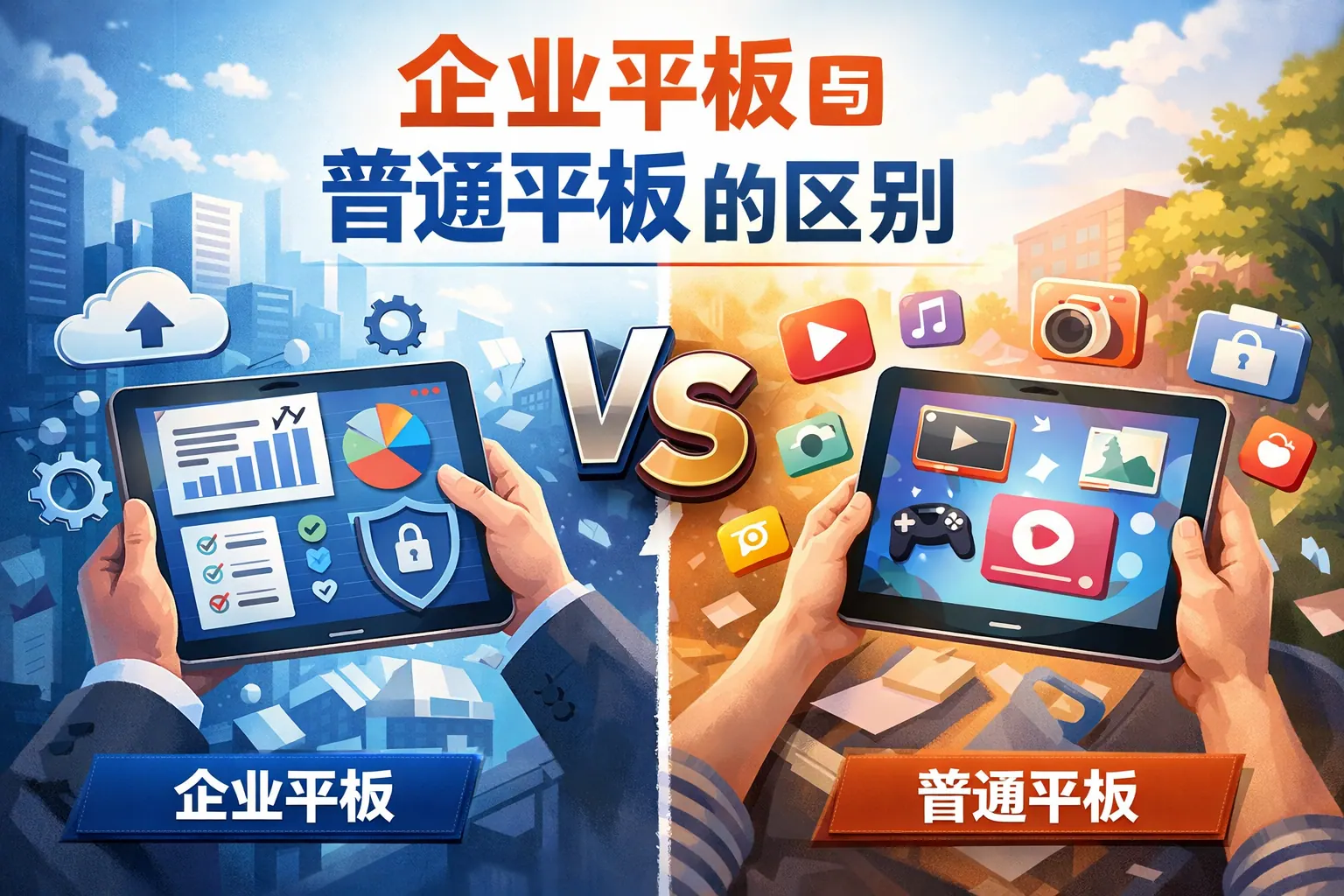 企业平板与普通平板的区别