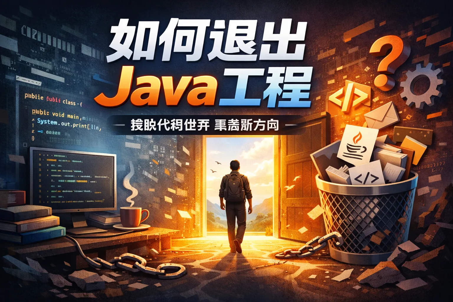 如何退出java工程