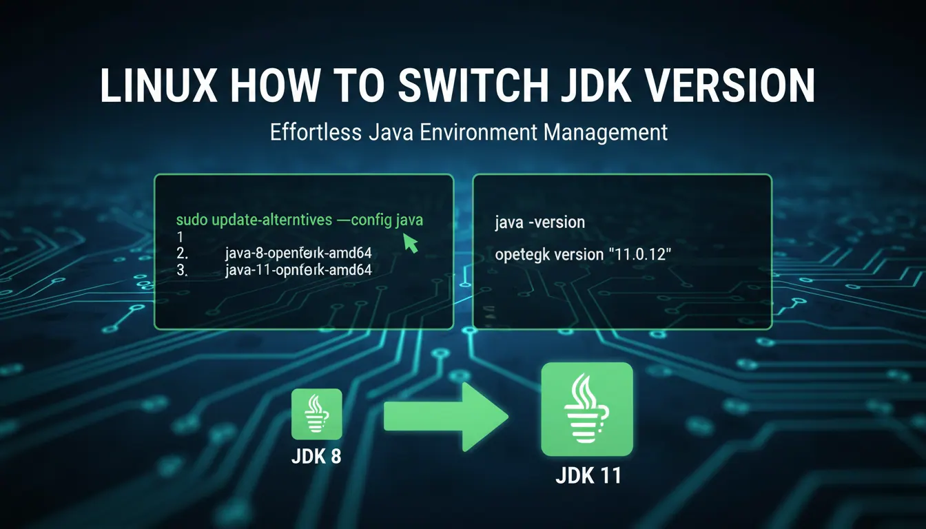 linux 如何切换jdk版本