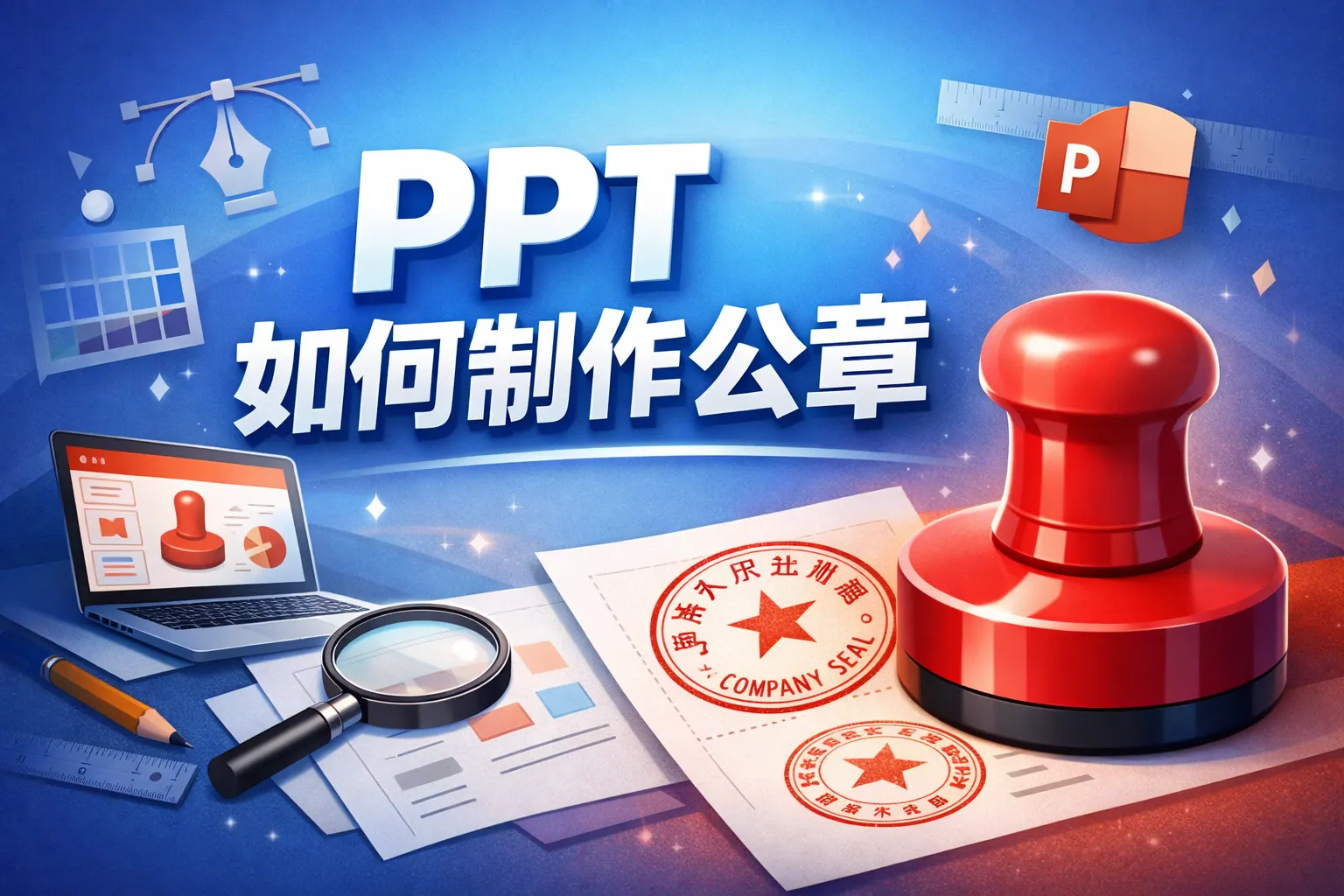 ppt如何制作公章