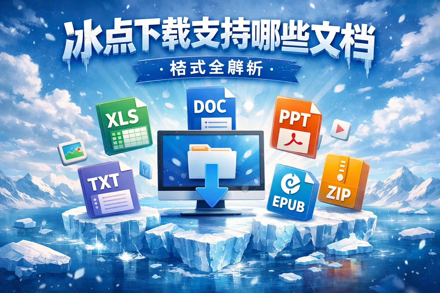 冰点下载支持哪些文档