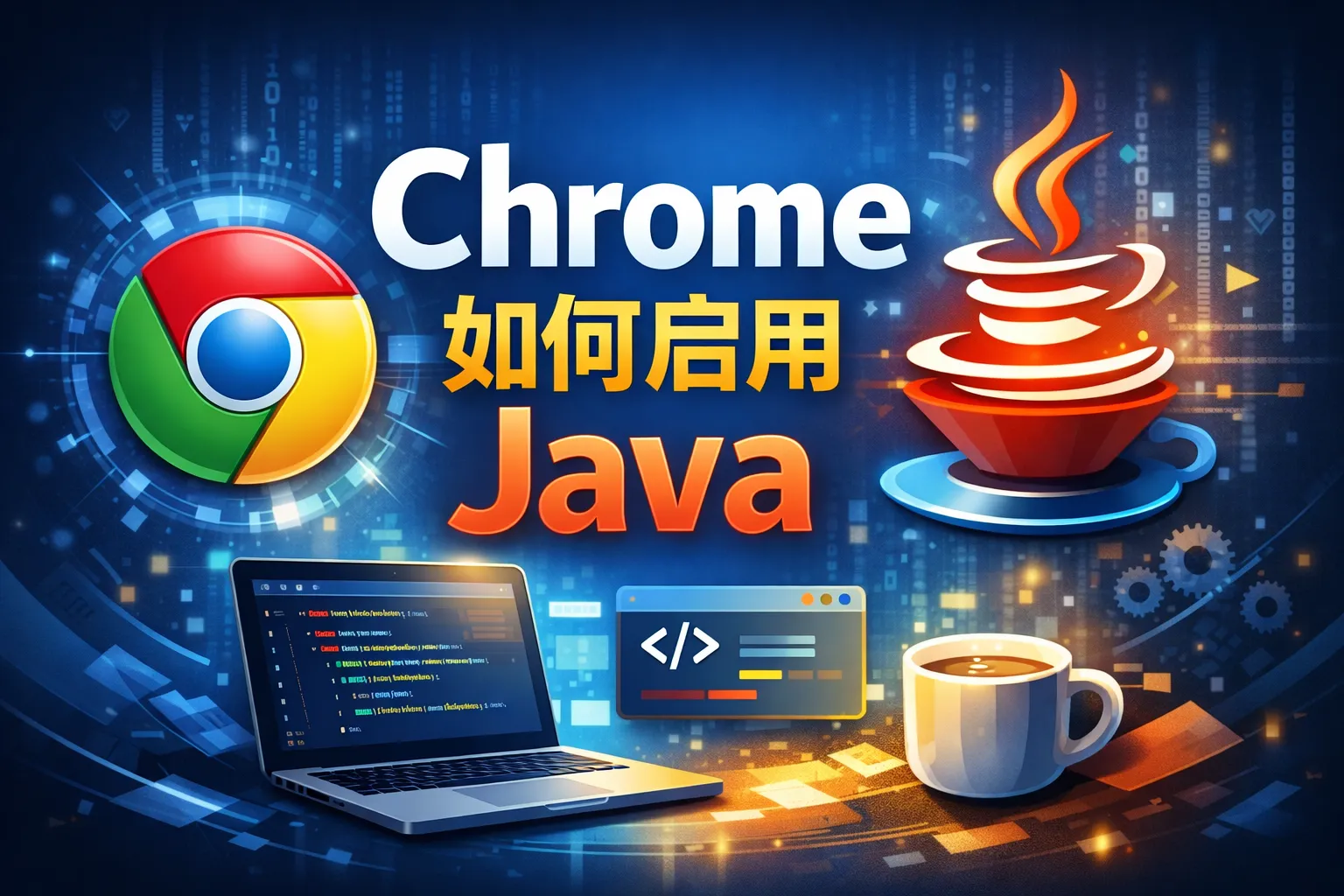 chrom如何启用java
