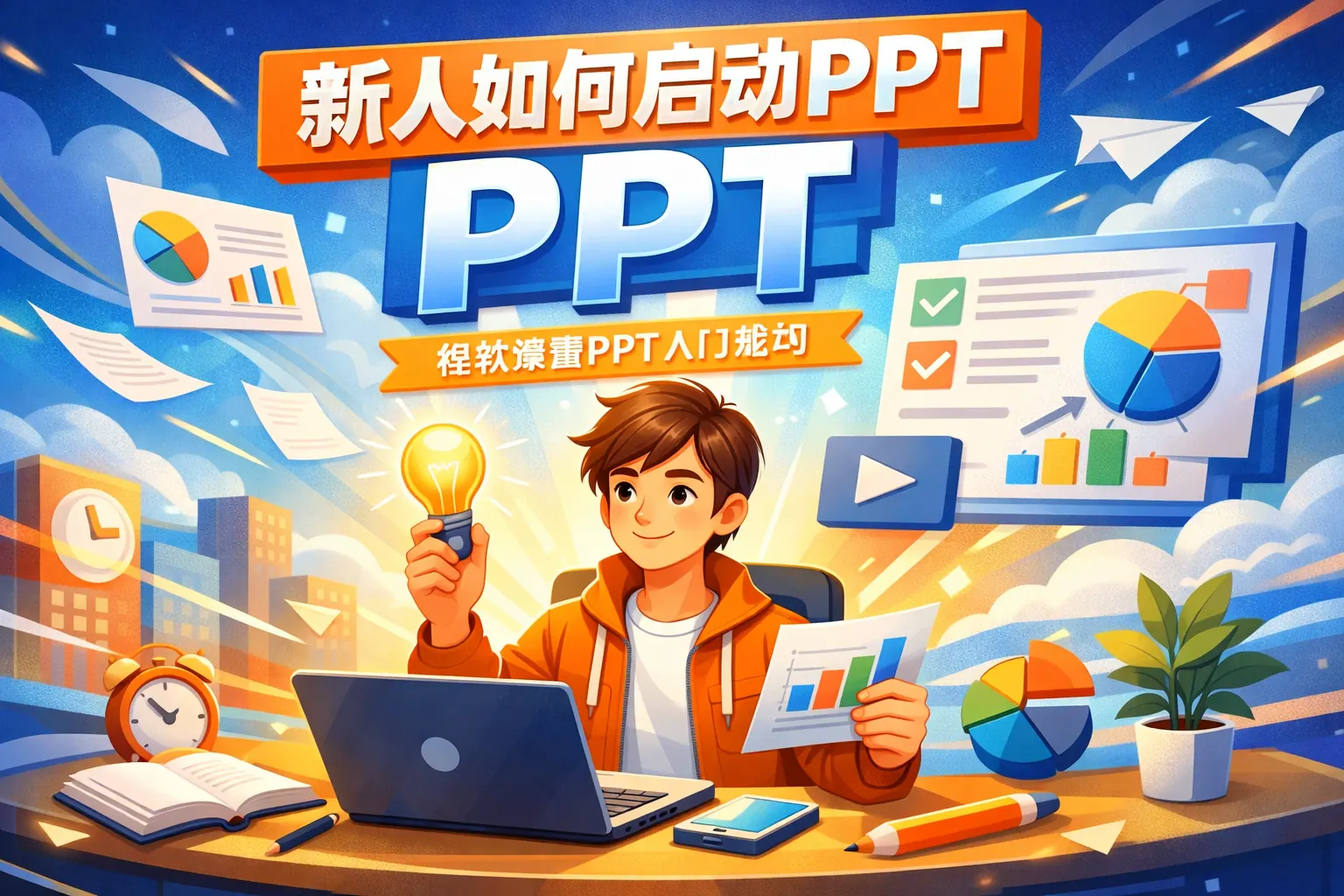新人如何启动ppt