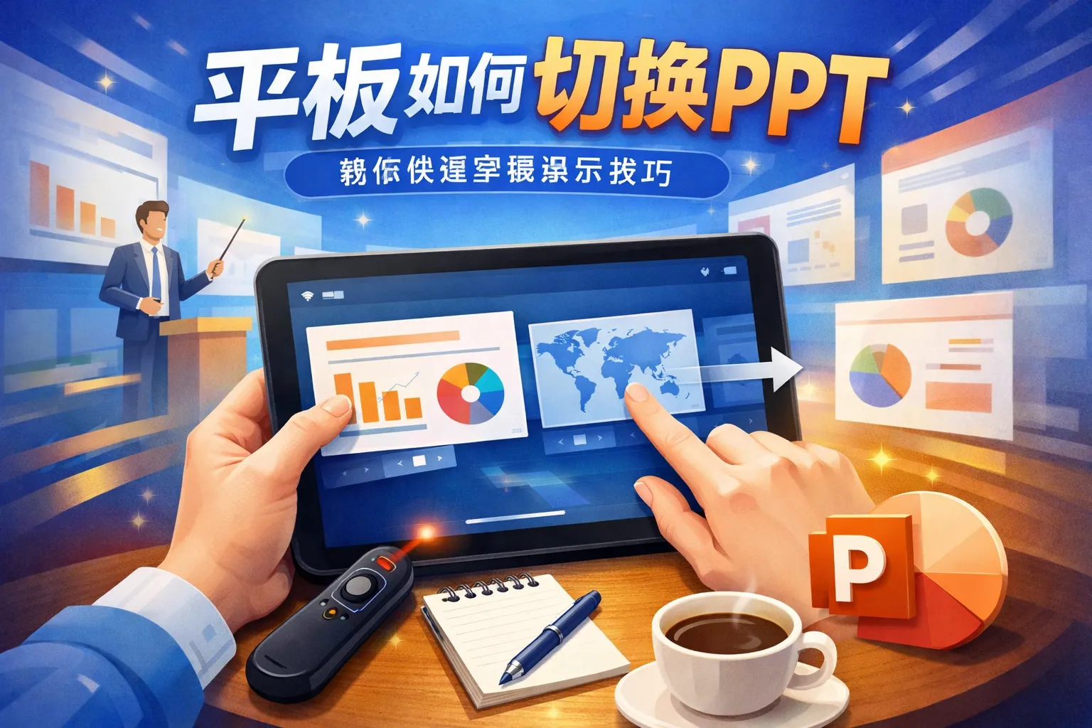 平板如何切换ppt