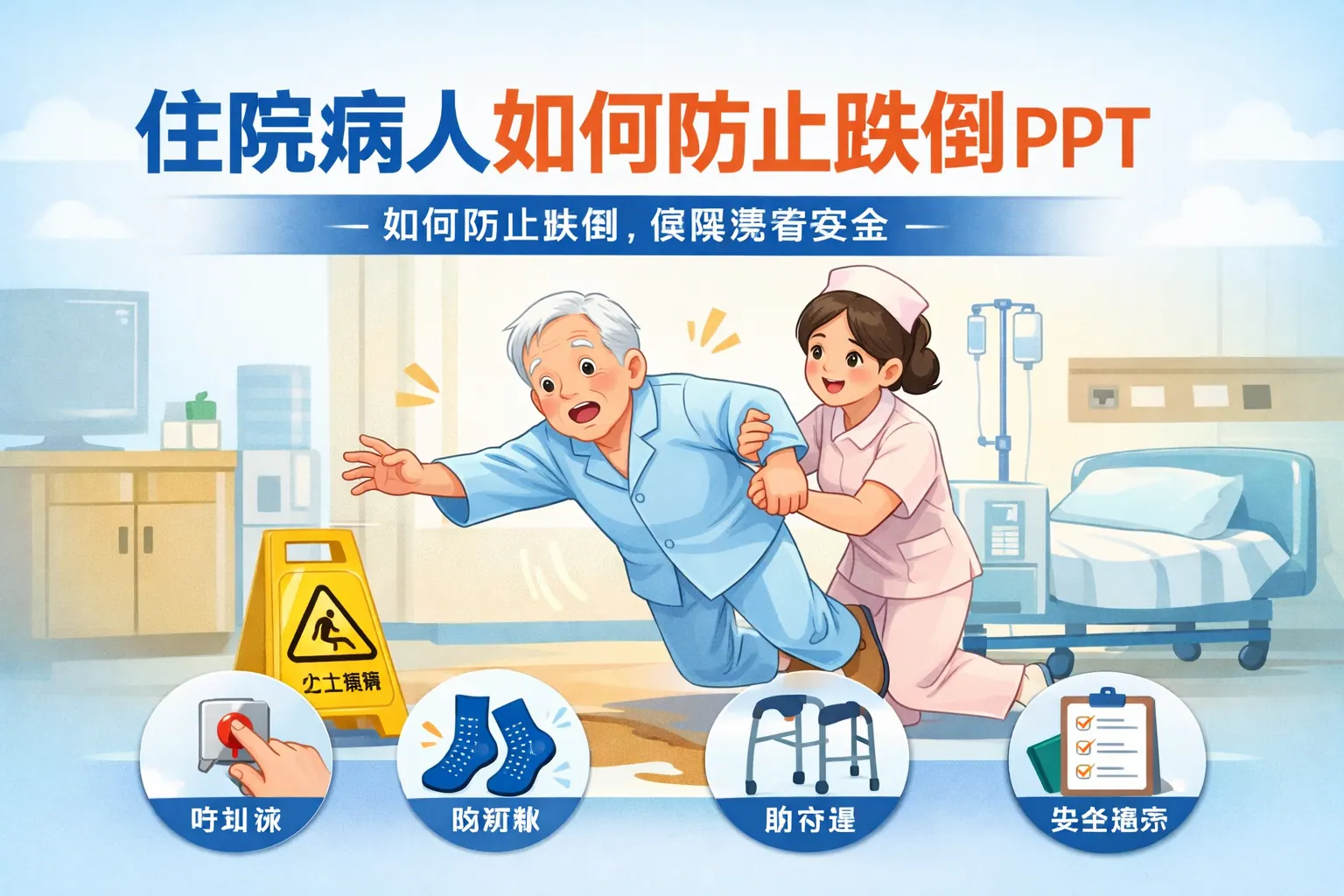 住院病人如何防止跌倒ppt