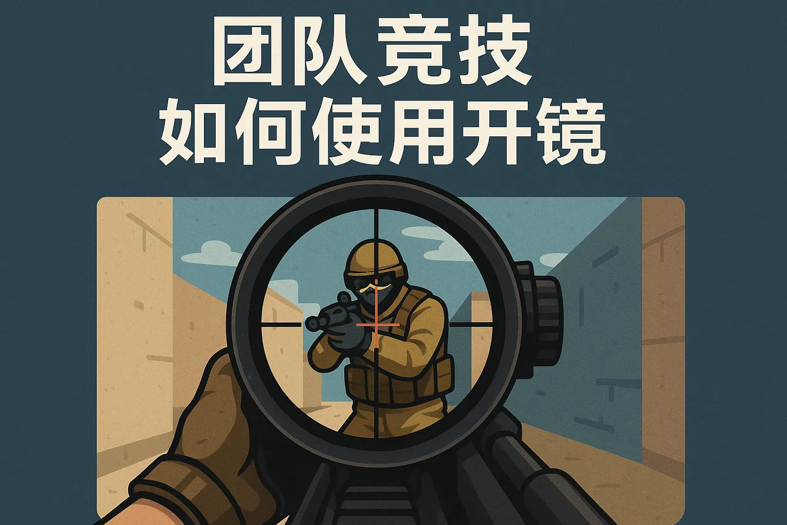 团队竞技如何使用开镜