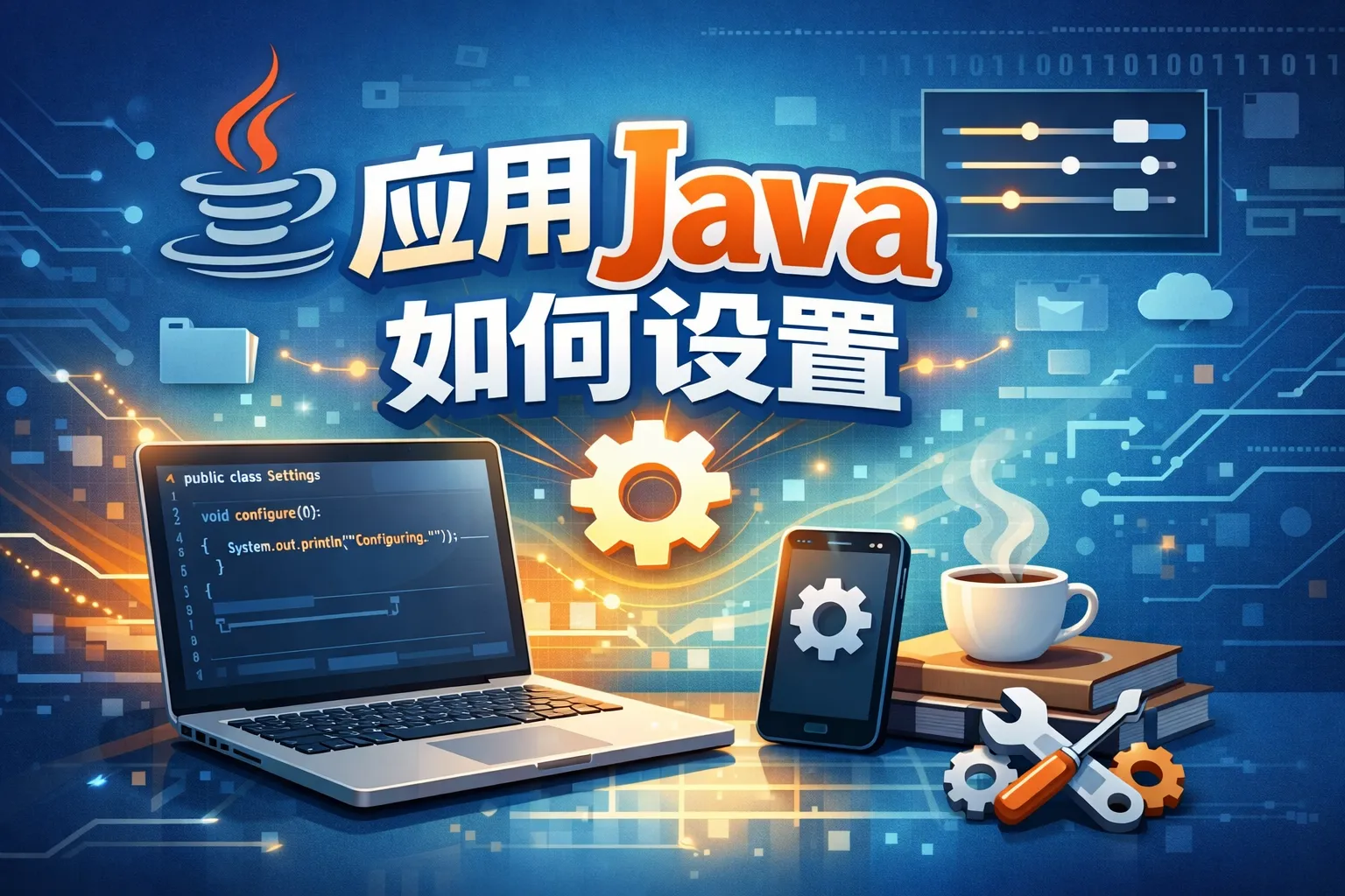 应用java如何设置