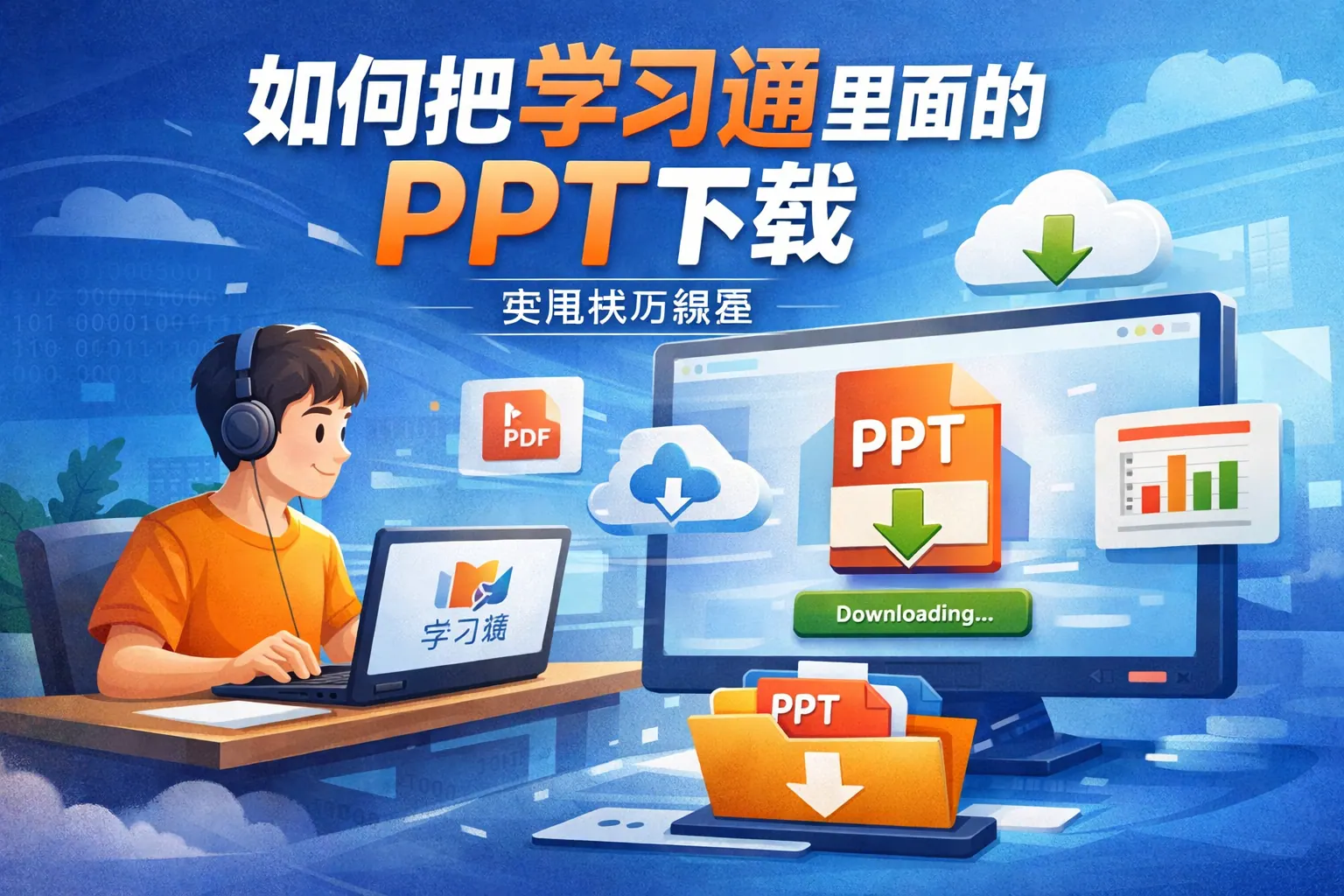 如何把学习通里面的ppt下载
